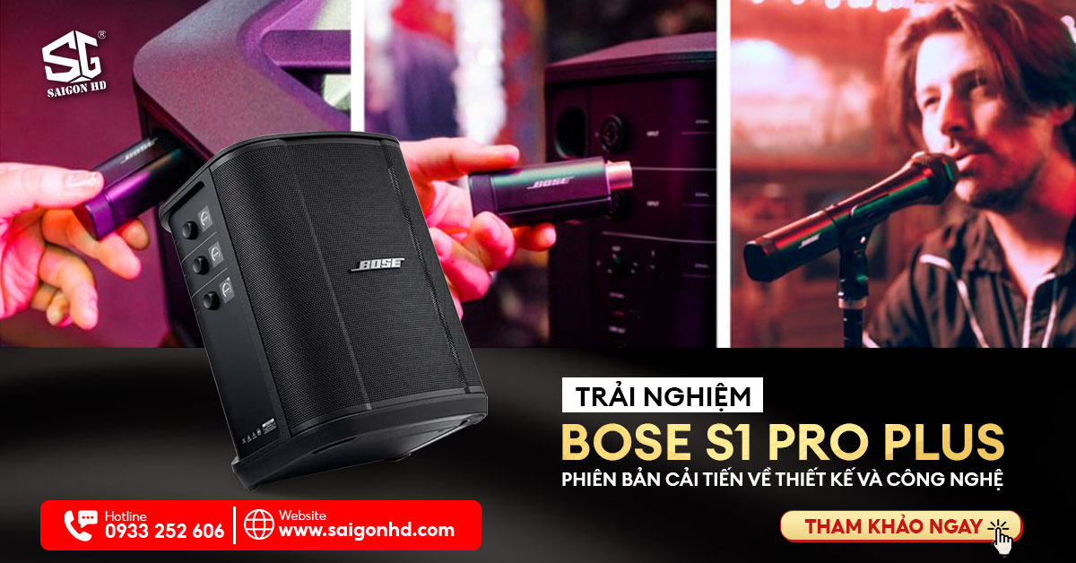 TRẢI NGHIỆM BOSE S1 PRO PLUS