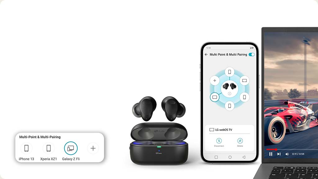 LG ra mắt tai nghe Tone Free T90S trang bị củ loa graphene và thời lượng sử dụng pin lên tới 36 giờ