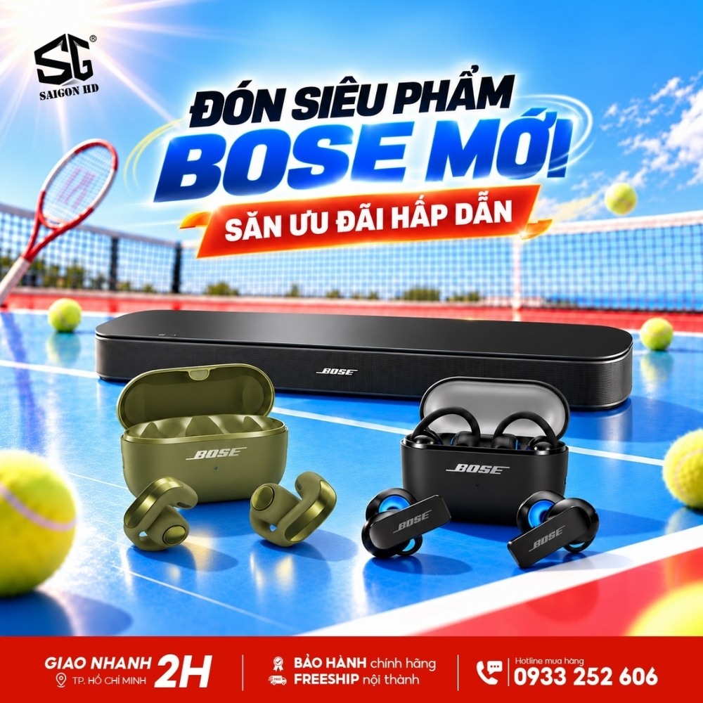 Ưu đ&atilde;i tai nghe v&agrave; loa soundbar Bose tại SAIGON HD