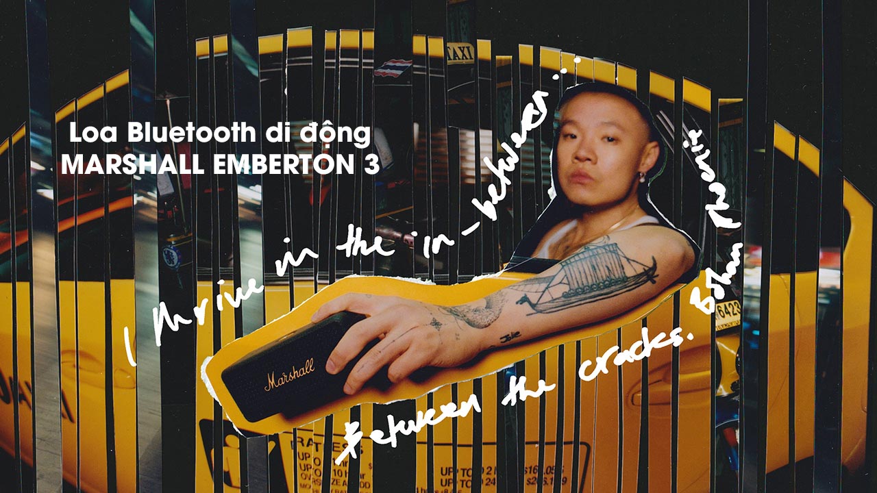 Loa Bluetooth di động Marshall Emberton III ch&iacute;nh h&atilde;ng gi&aacute; rẻ nhất