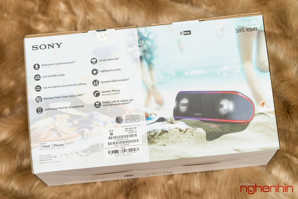 Đánh giá loa di động Sony Extra Bass XB41 - Chất âm uy lực, nhiều tính năng phụ trợ