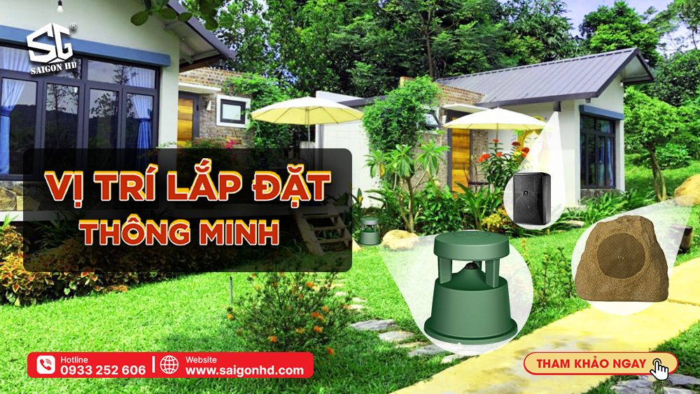Lắp đặt loa sân vườn & những lưu ý không thể bỏ qua