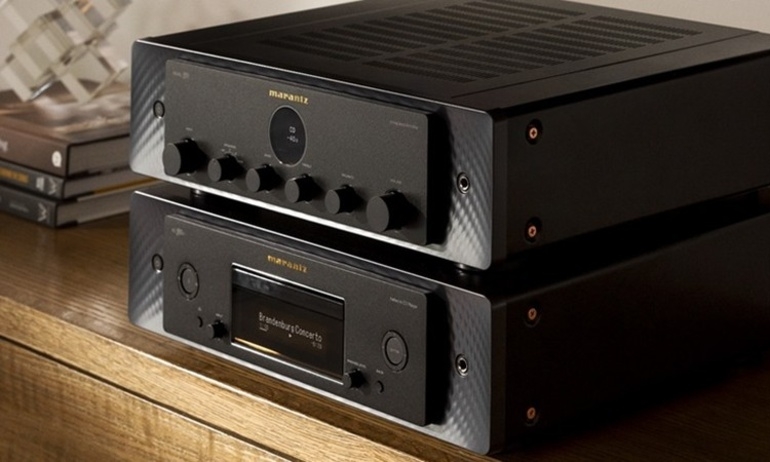 Marantz trình làng đầu CD và amply tích hợp mới, thân thiện với TV và mâm đĩa than