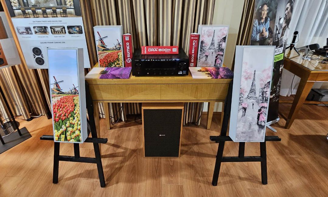 Ra mắt 2 mẫu loa khung tranh SUMICO Canvas 1008 và Canvas 1216, giá 13 triệu và 19 triệu đồng