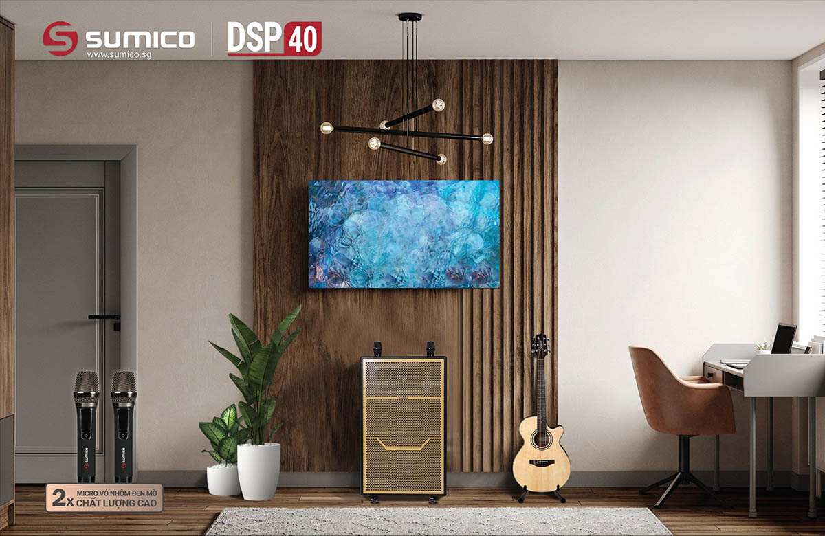 Ra mắt dàn loa di động SUMICO DSP40 hoàn toàn mới công suất mạnh 600W, cấu hình “All-in-One”, pin dùng đến 8 giờ