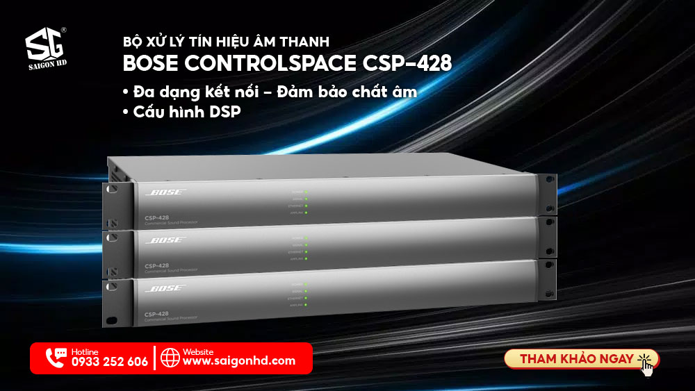 Bộ Xử Lý Tín Hiệu Âm Thanh Bose Controlspace CSP-428