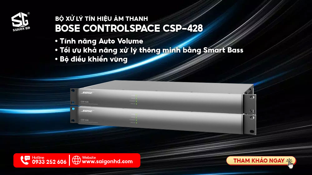 Bộ Xử Lý Tín Hiệu Âm Thanh Bose Controlspace CSP-428