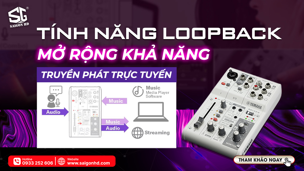 Tính năng Loopback mở rộng khả năng truyền phát trực tuyến của bạn