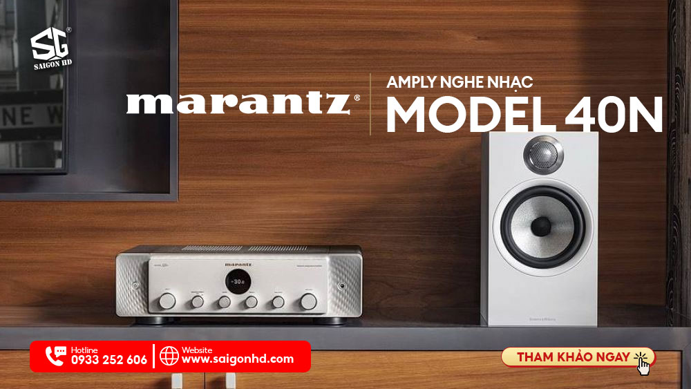 AMPLY NGHE NHẠC MARANTZ MODEL 40N