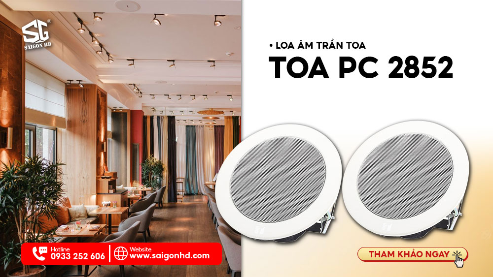 LOA ÂM TRẦN TOA PC 2852