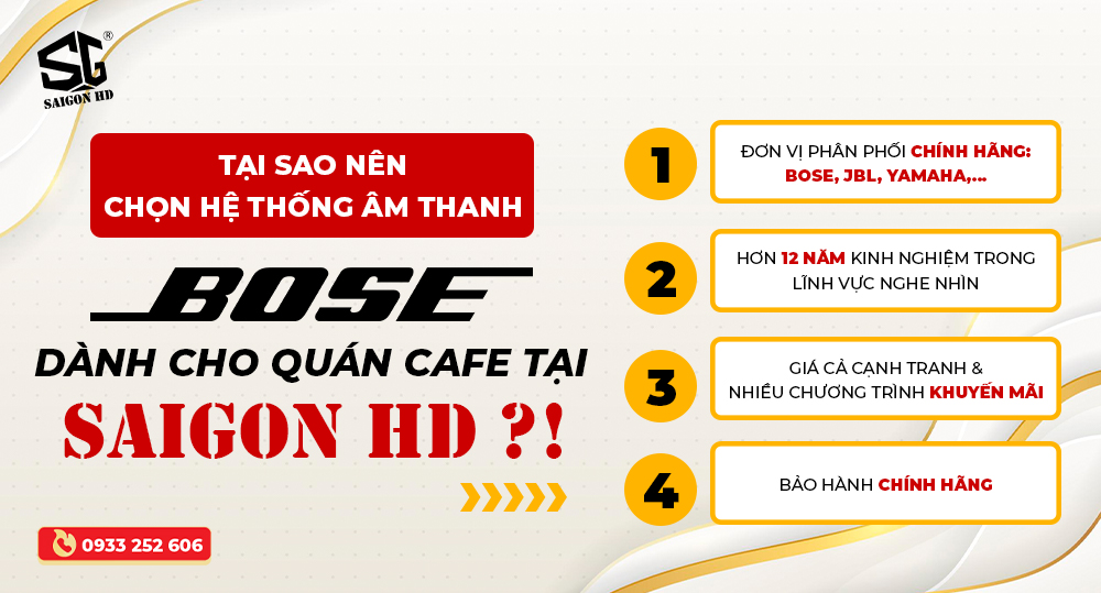TOP LOA BOSE CHO QUAN CAFE 50M