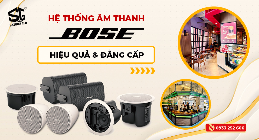 TOP LOA BOSE CHO QUAN CAFE 50M