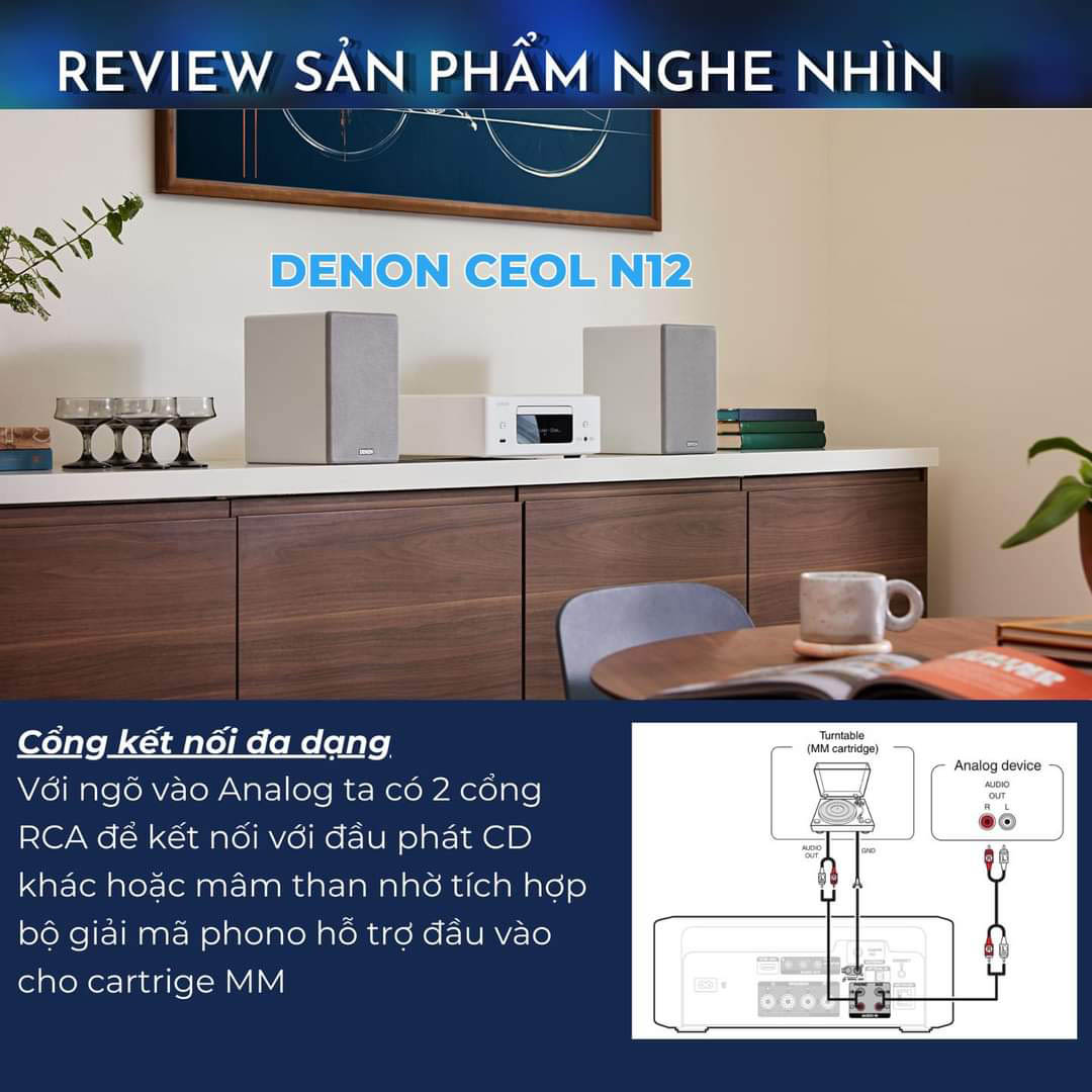 Chuyên gia âm thanh review Denon CEOL N12