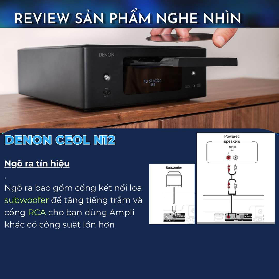 Chuyên gia âm thanh review Denon CEOL N12