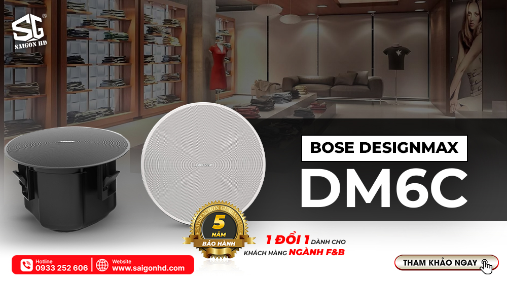 Loa âm trần Bose Designmax DM6C