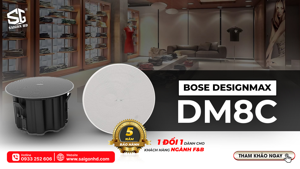 Loa âm trần Bose Designmax DM8C