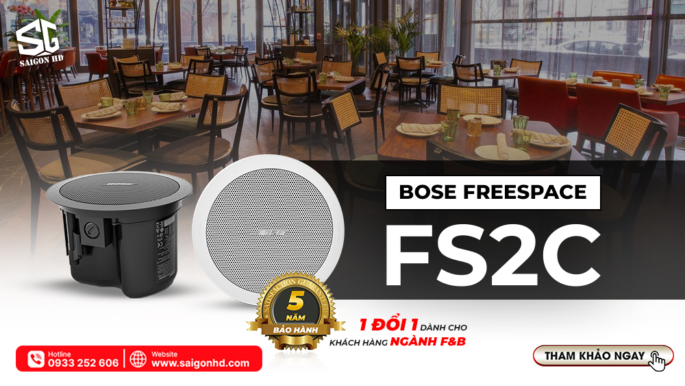 Loa âm trần Bose Freespace FS2C