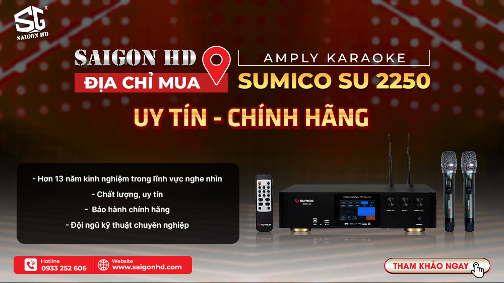 Địa chỉ mua amply Sumico SU 2250 uy tín