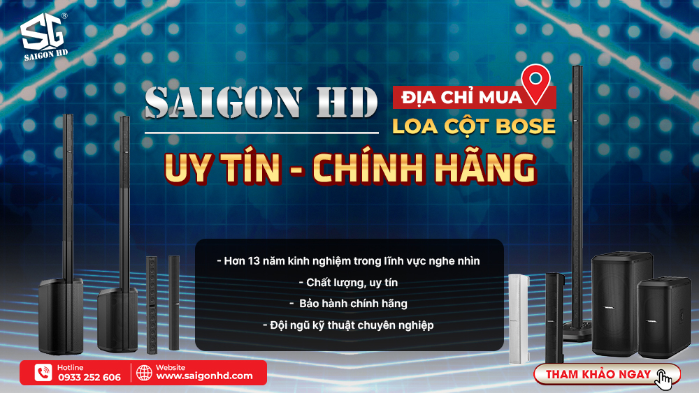 Địa chỉ mua loa cột Bose chính hãng, uy tín ở đâu?