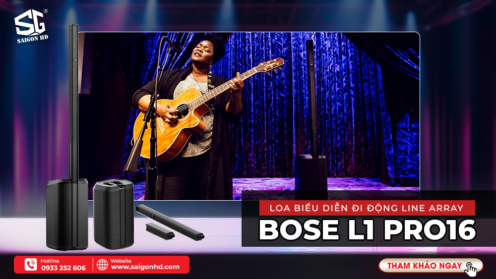 Loa biểu diễn di động Line Array Bose L1 Pro16