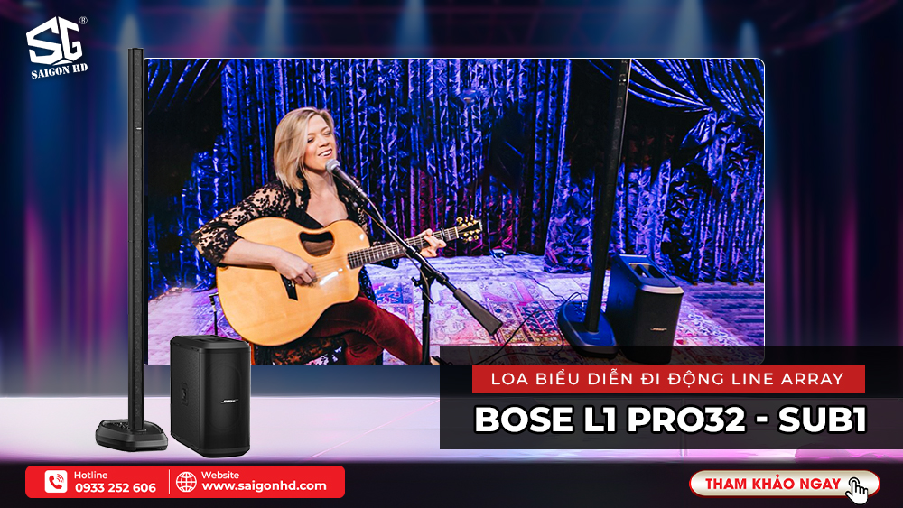 Loa biểu diễn di động Line Array Bose L1 Pro32 - Sub1