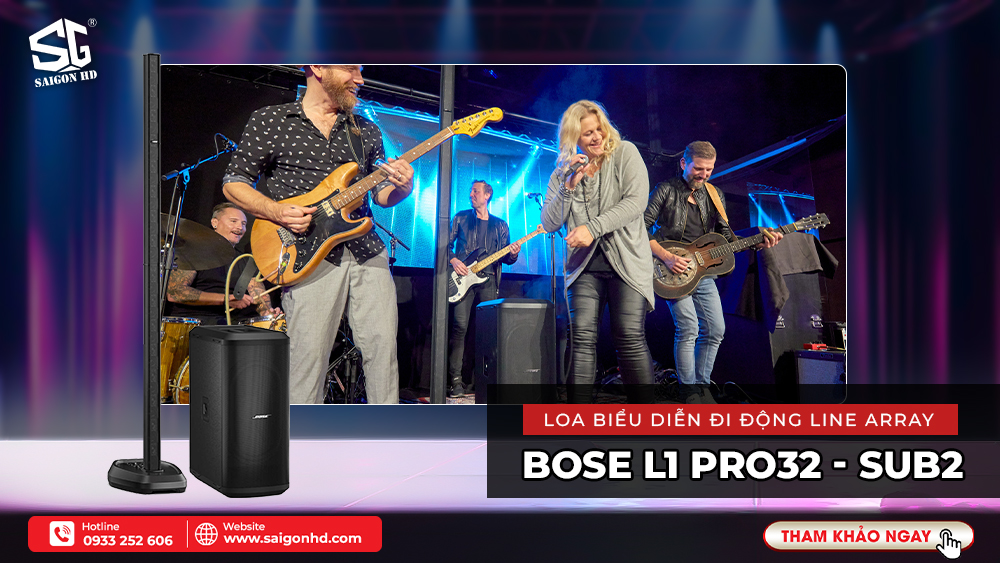 Loa biểu diễn di động Line Array Bose L1 Pro32 - Sub2