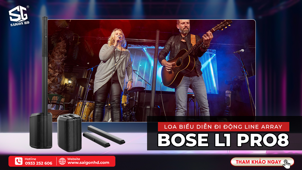 Loa biểu diễn di động Line Array Bose L1 Pro8