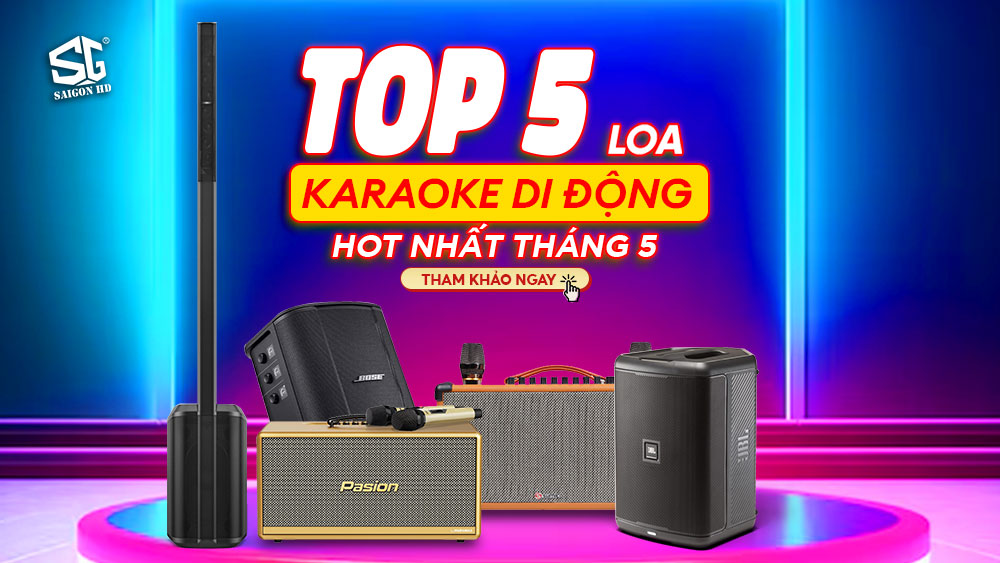 Top 5 loa karaoke di động hot nhất tháng 5