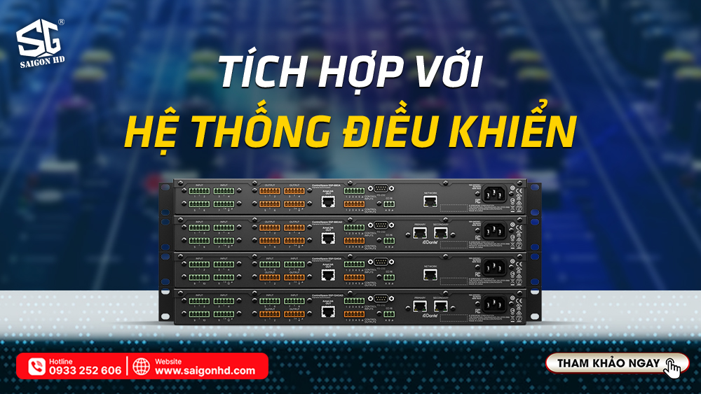 Tích hợp với hệ thống điều khiển