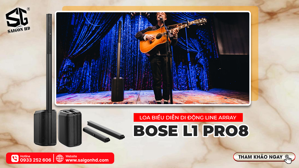 Loa Biểu Diễn Di Động Line Array Bose L1 Pro8