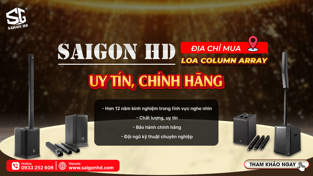 SGHD - Địa Chỉ Mua Loa Column Array Chính Hãng Uy Tín