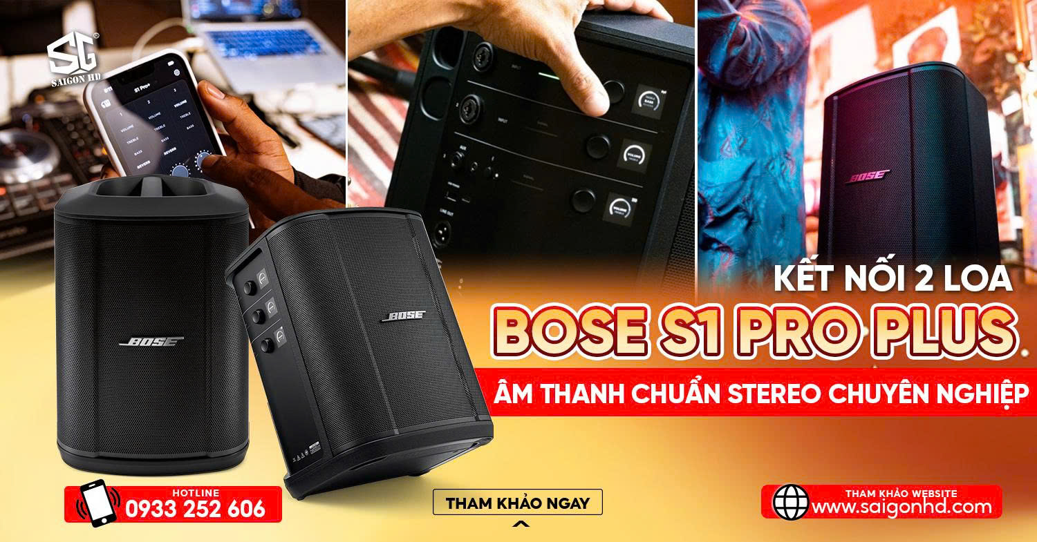 Cách Ghép Đôi 2 Loa Bose S1 Pro+ Không Dây Để Tạo Âm Thanh Stereo Chuyên Nghiệp