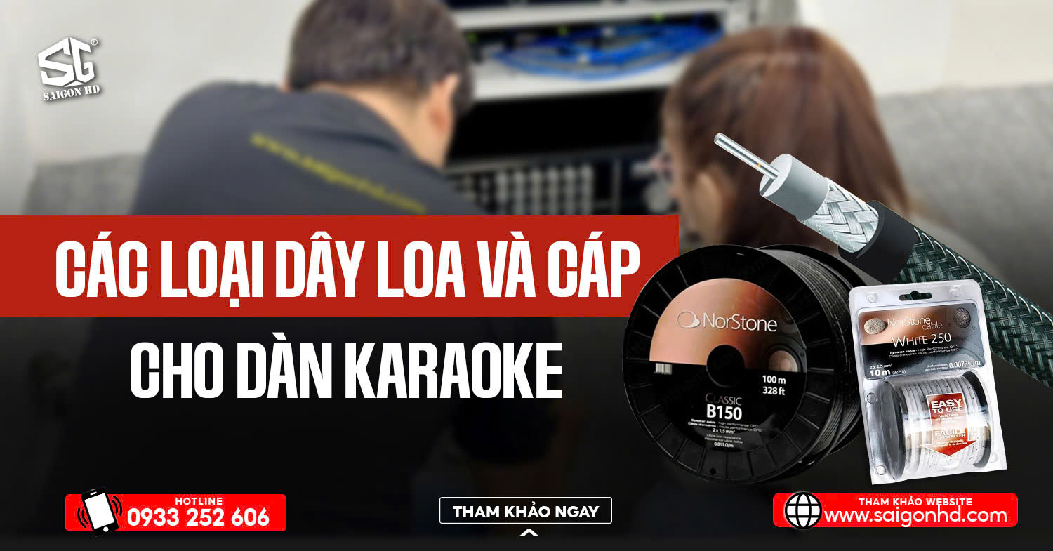 Các Loại Dây Loa Và Cáp Âm Thanh Tốt Nhất Cho Dàn Karaoke