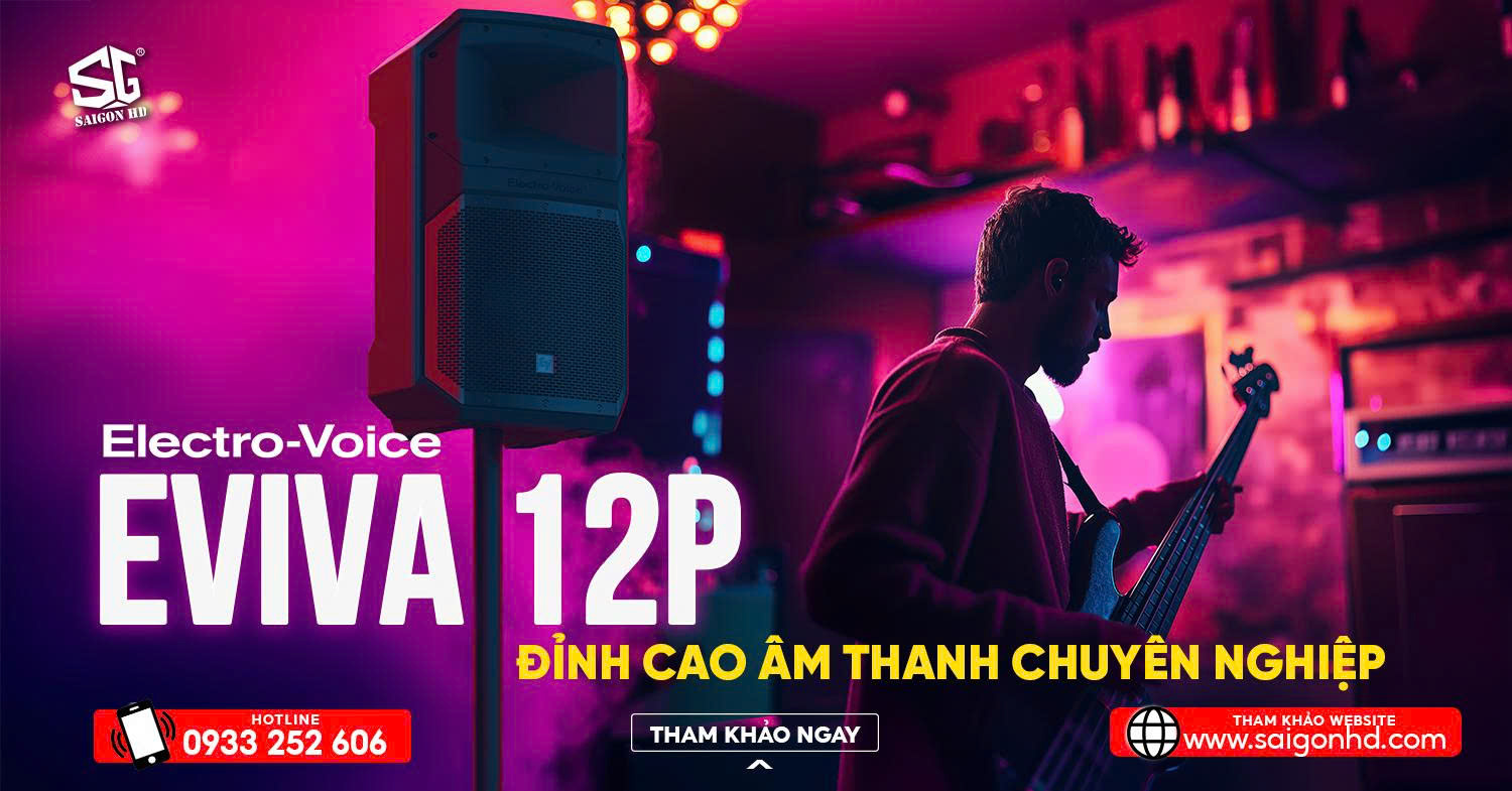 Electro-Voice EVIVA 12P – Đỉnh Cao Âm Thanh Chuyên Nghiệp
