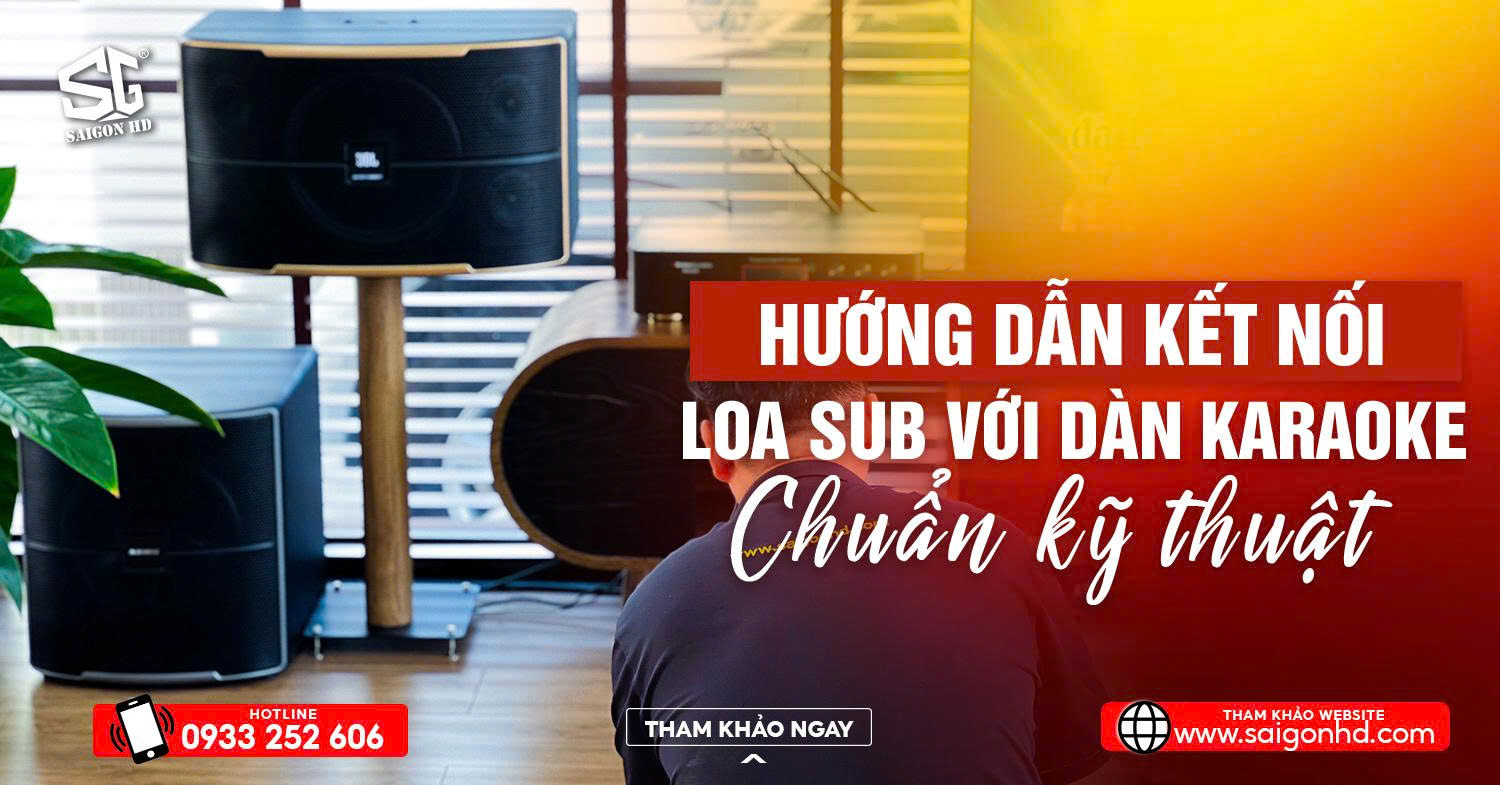 Hướng Dẫn Kết Nối Loa Sub Với Dàn Karaoke Chuẩn Kỹ Thuật