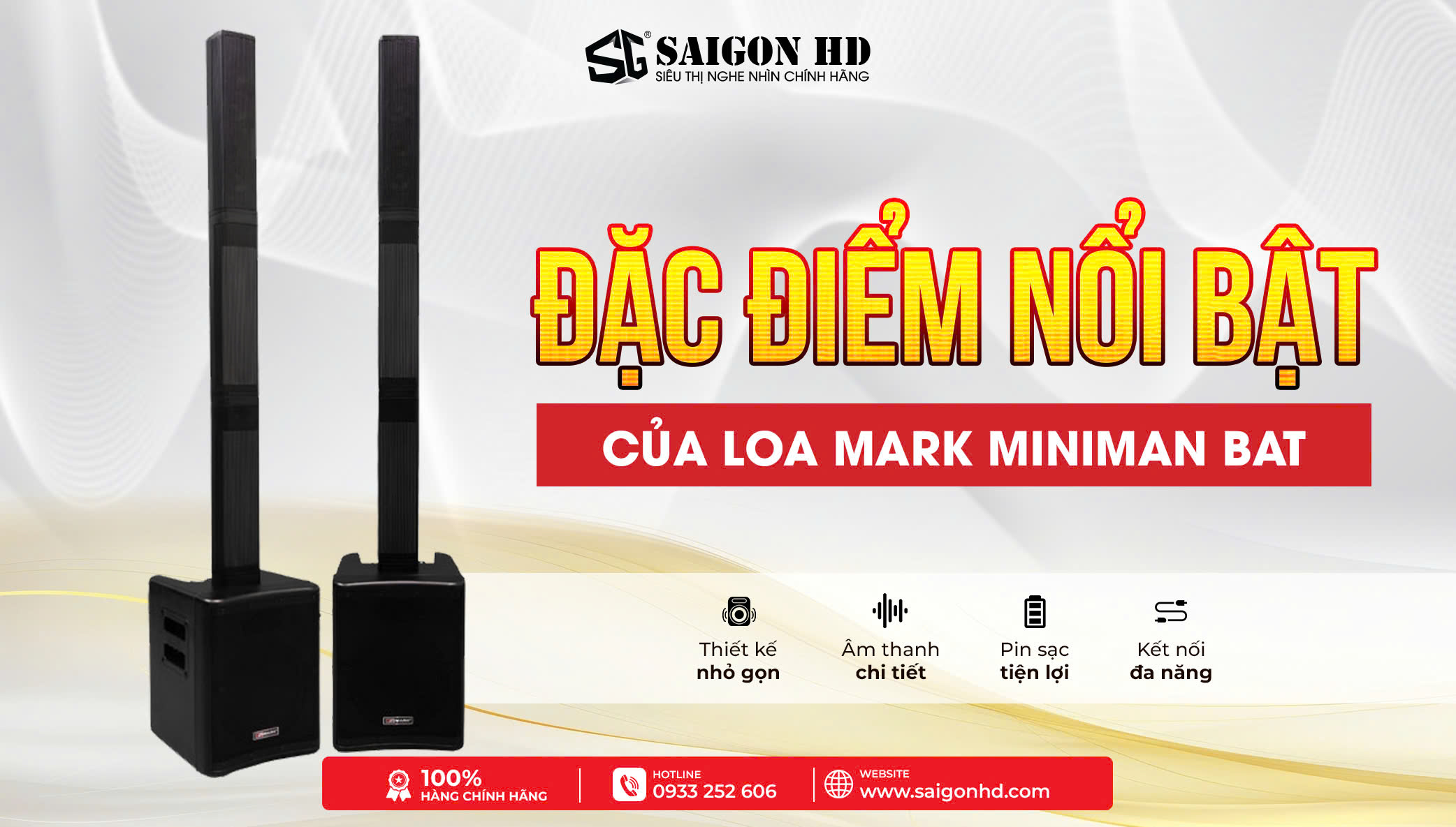 MARK Miniman BAT – Lựa Chọn Tối Ưu Cho Âm Thanh Di Động Chuyên Nghiệp