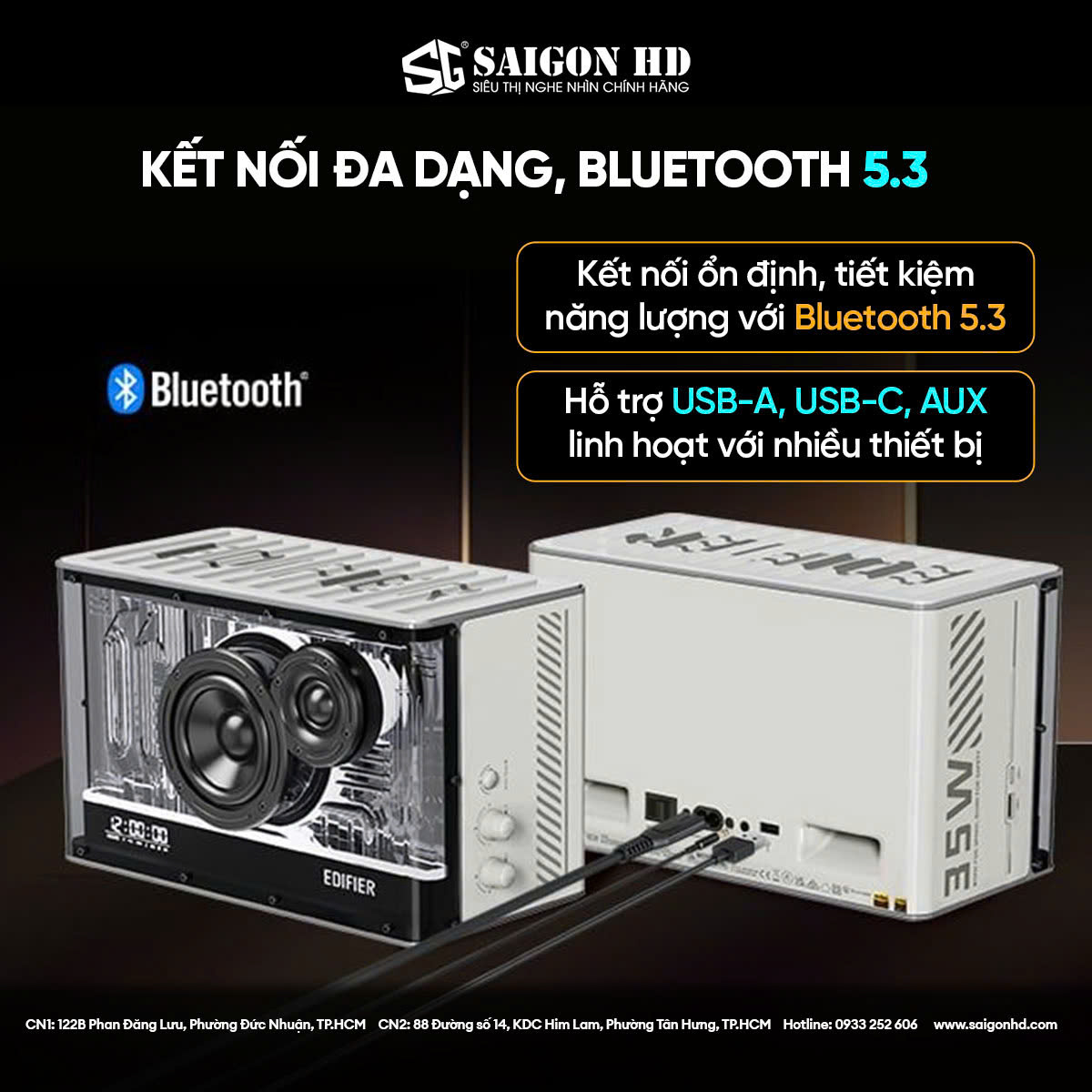 Khám phá Edifier QD35: Mẫu loa Bluetooth hoàn hảo cho không gian làm việc và giải trí