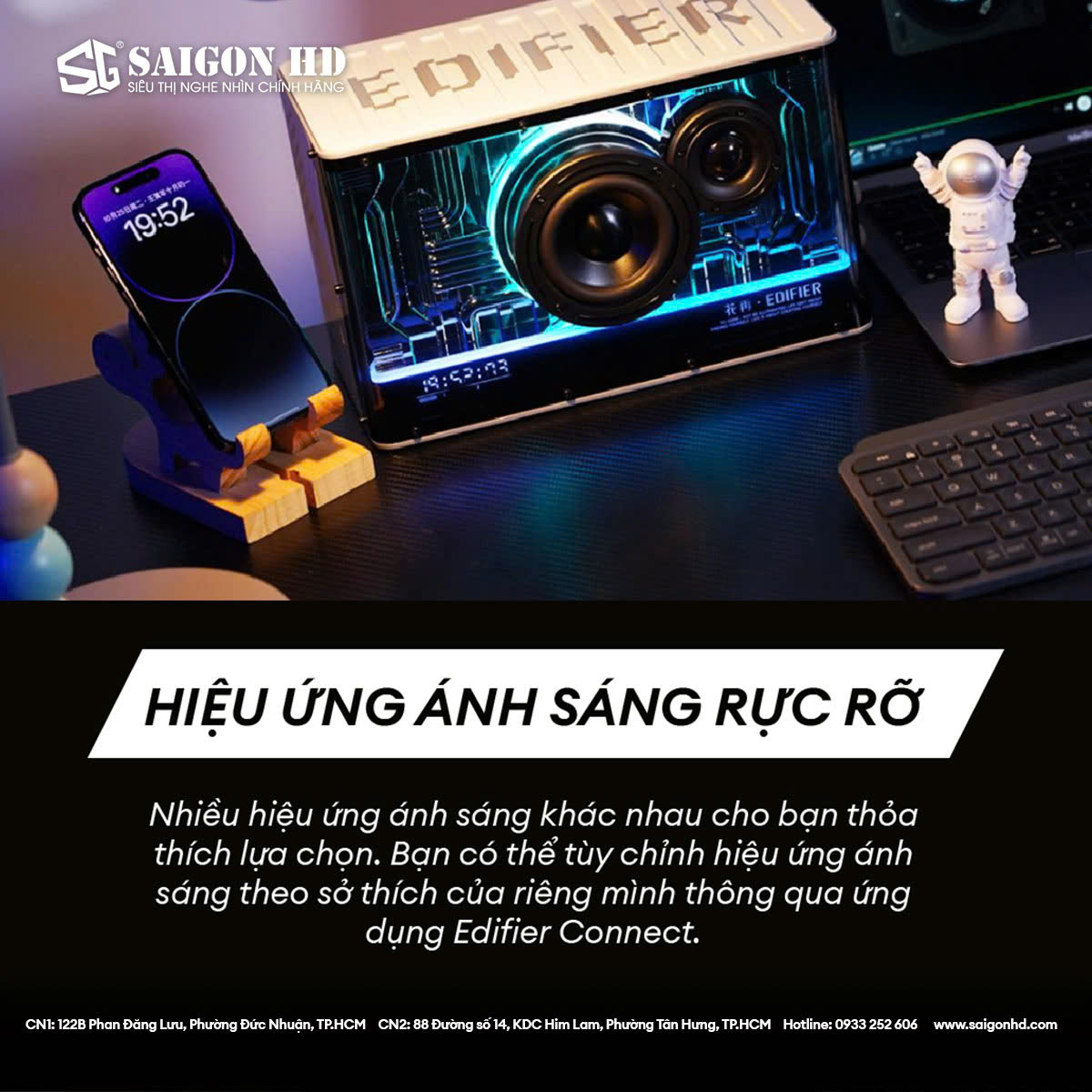 Khám phá Edifier QD35: Mẫu loa Bluetooth hoàn hảo cho không gian làm việc và giải trí