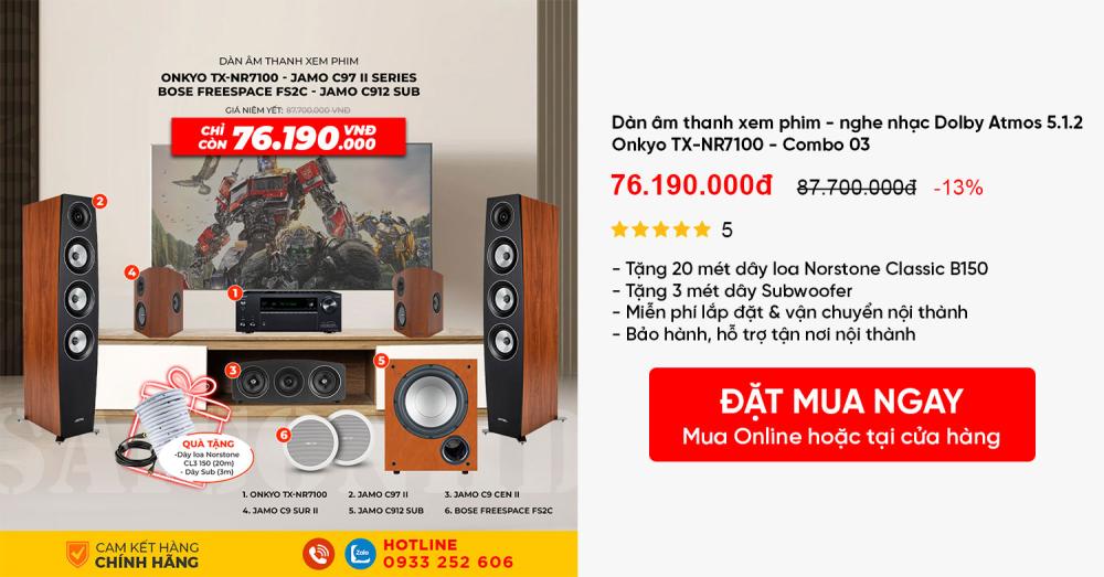 Gợi Ý 13 Dàn Âm Thanh Gia Đình Xem Phim Tại Gia 2025 – Chất Lượng Rạp Phim Ngay Tại Nhà