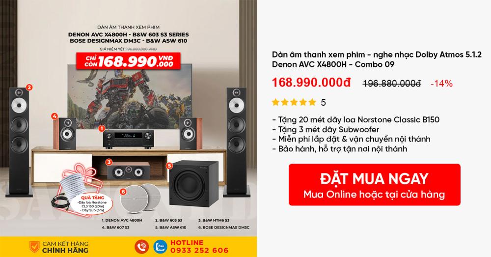 Gợi Ý 13 Dàn Âm Thanh Gia Đình Xem Phim Tại Gia 2025 – Chất Lượng Rạp Phim Ngay Tại Nhà