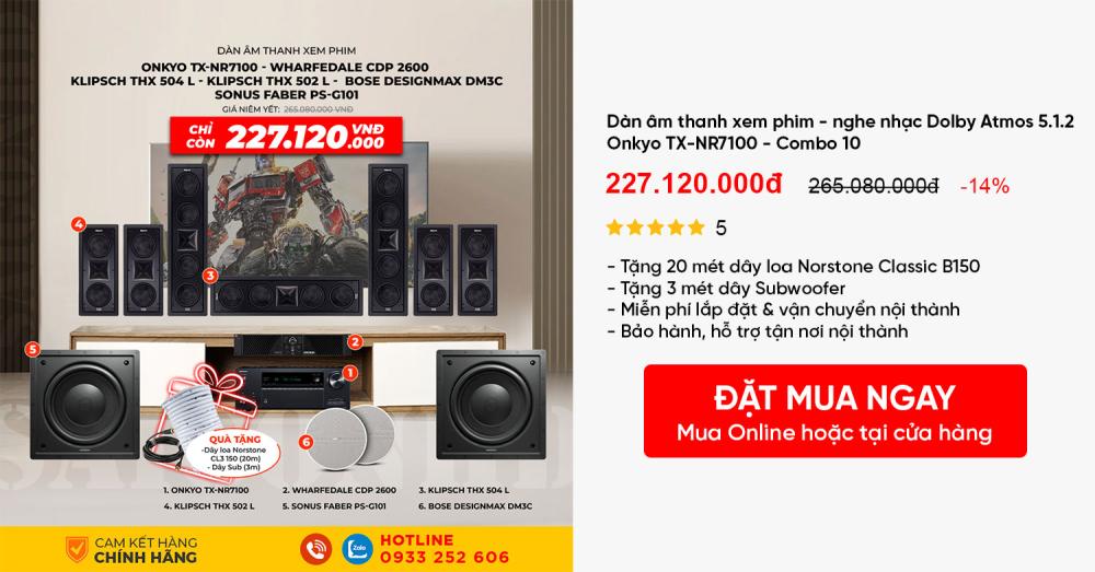 Gợi Ý 13 Dàn Âm Thanh Gia Đình Xem Phim Tại Gia 2025 – Chất Lượng Rạp Phim Ngay Tại Nhà