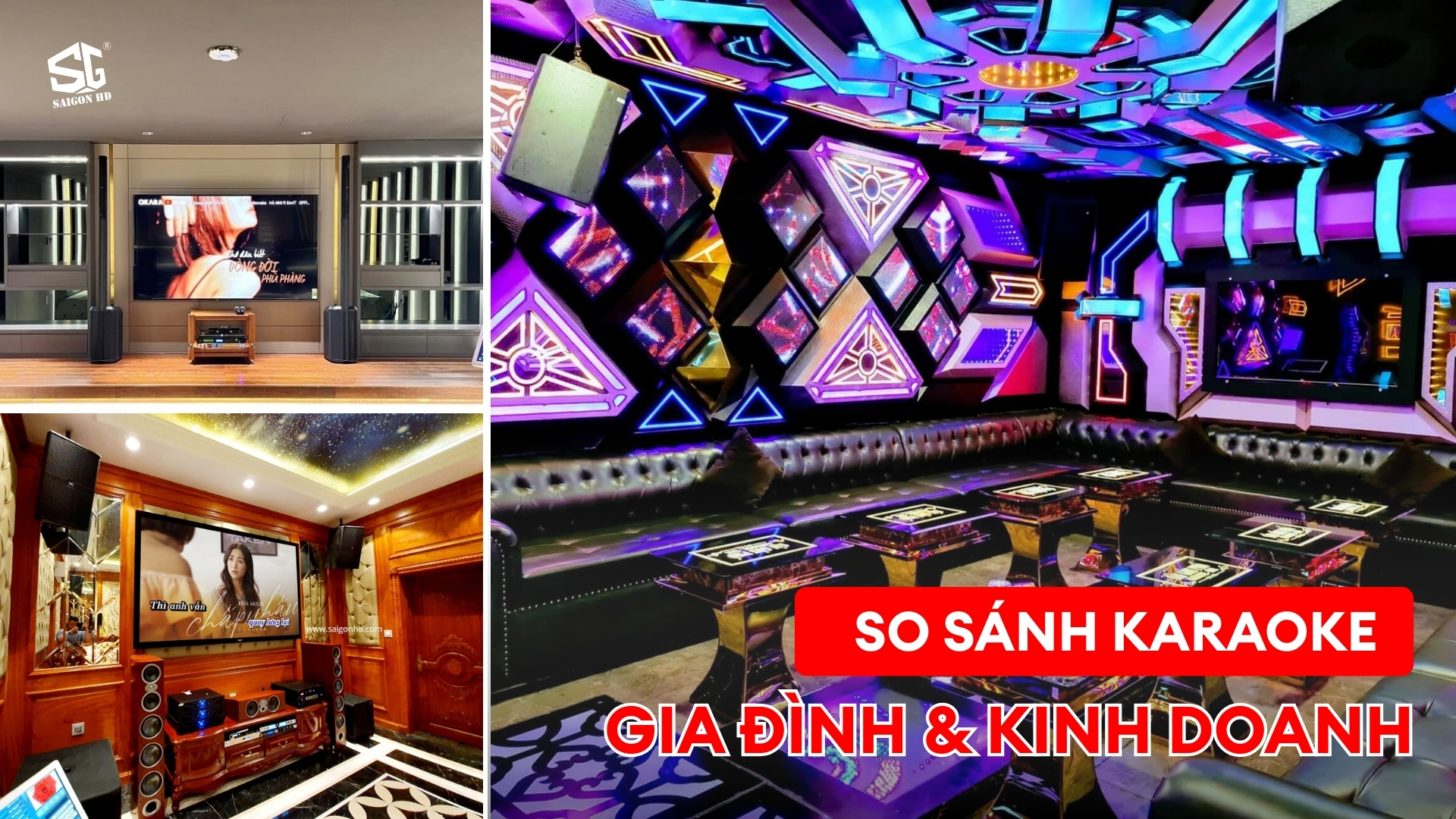 So Sánh Karaoke Gia Đình Và Karaoke Kinh Doanh: Điểm Giống Và Khác Biệt