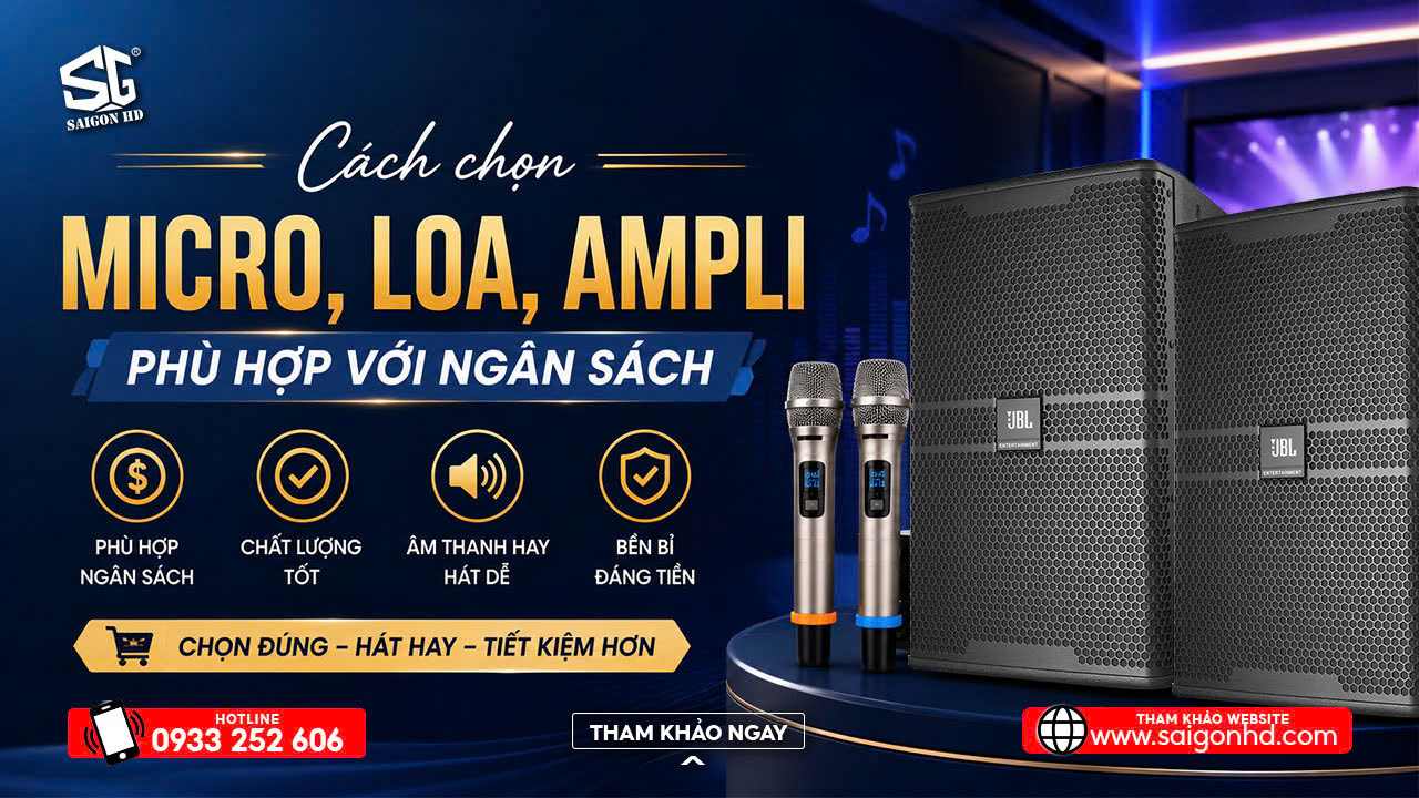 Cach chon micro, loa, micro phu hop