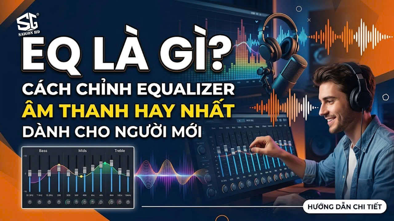 EQ L&agrave; G&igrave;? Hướng Dẫn Chỉnh Equalizer &Acirc;m Thanh Hay Nhất Cho Người Mới Bắt Đầu