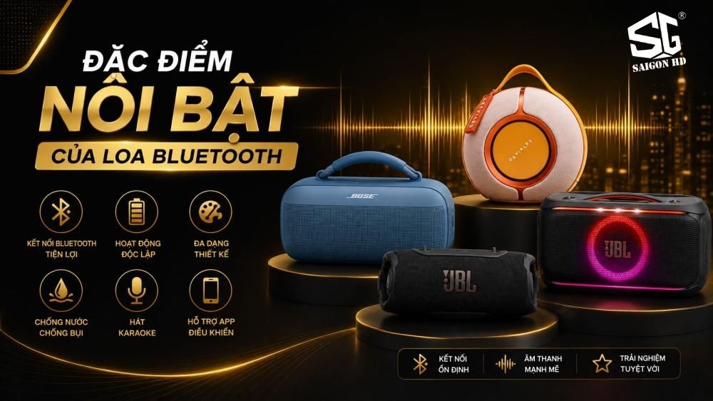 Kh&aacute;m ph&aacute; loa Bluetooth: C&aacute;c d&ograve;ng loa phổ biến v&agrave; c&aacute;ch lựa chọn ph&ugrave; hợp