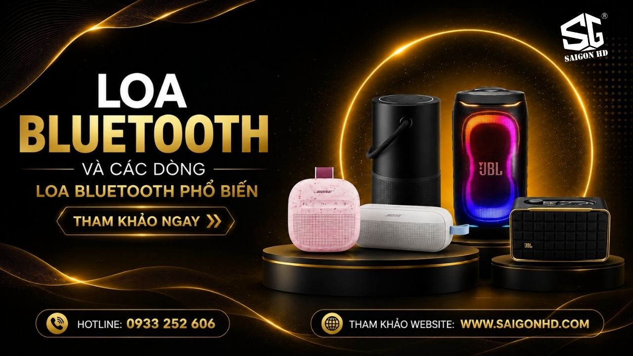 Kh&aacute;m ph&aacute; loa Bluetooth: C&aacute;c d&ograve;ng loa phổ biến v&agrave; c&aacute;ch lựa chọn ph&ugrave; hợp