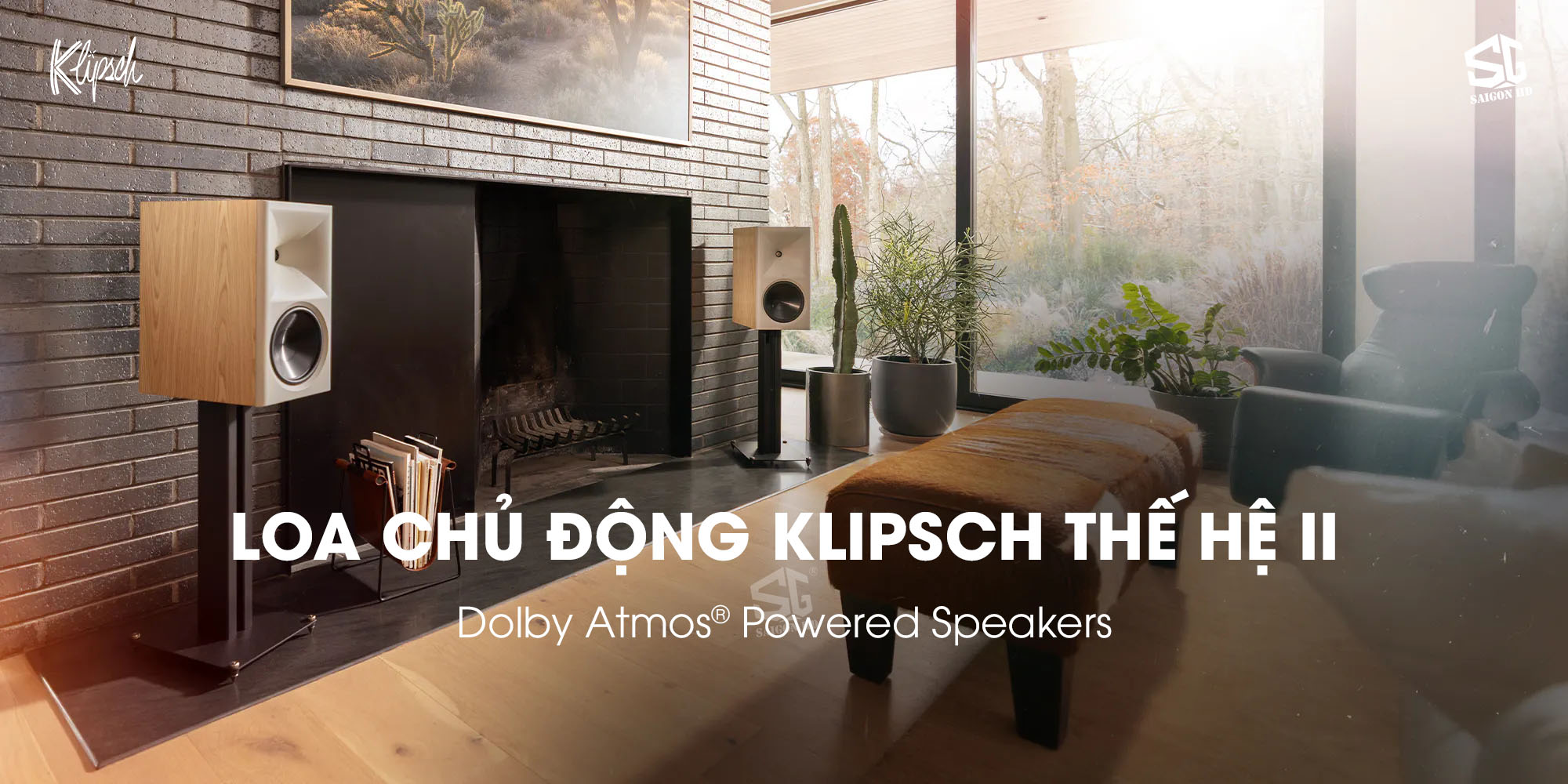 Klipsch ch&iacute;nh thức ra mắt bộ ba loa nghe nhạc chủ động Klipsch The Fives II - Klipsch The Sevens II - Klipsch The Nines II ch&iacute;nh h&atilde;ng mới nhất gi&aacute; rẻ nhất