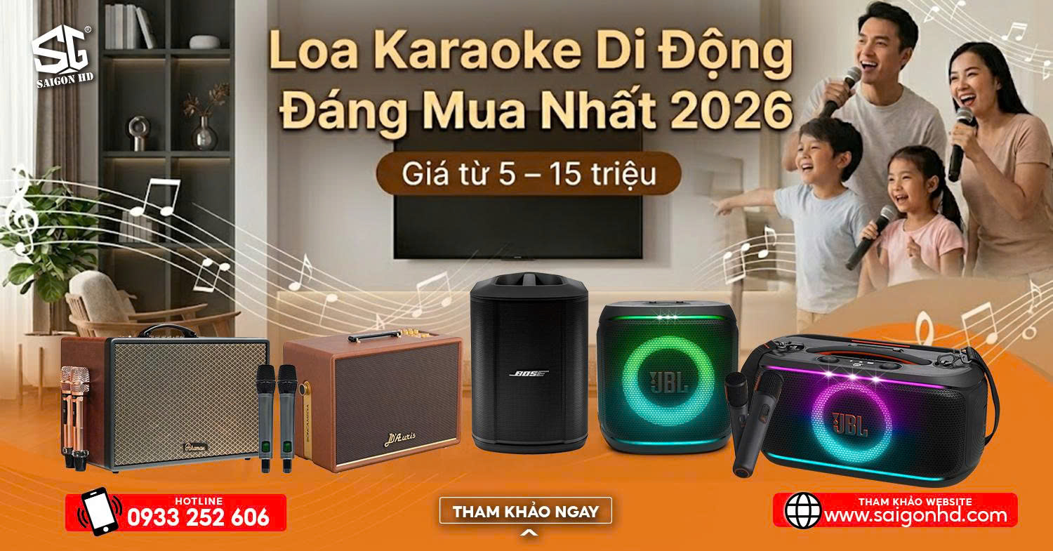 Loa Karaoke Di Động Gia Đ&igrave;nh Đ&aacute;ng Mua Nhất 2026 (Gi&aacute; từ 5 &ndash; 15 triệu)