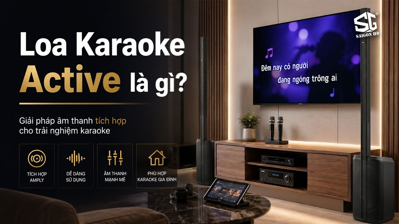 Loa Karaoke Active l&agrave; loa g&igrave;?