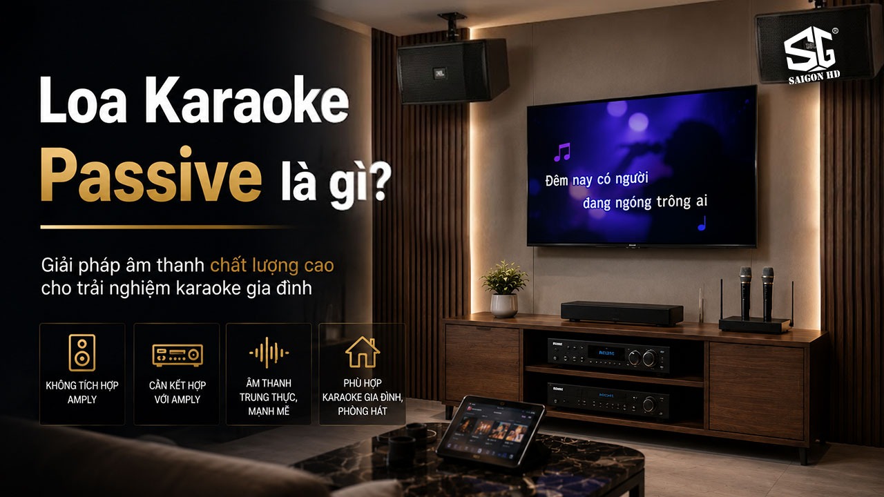 Loa Karaoke Passive l&agrave; loa g&igrave;?